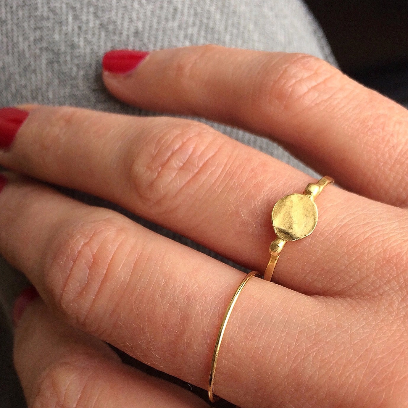 Bague Empreinte N.2 vermeil