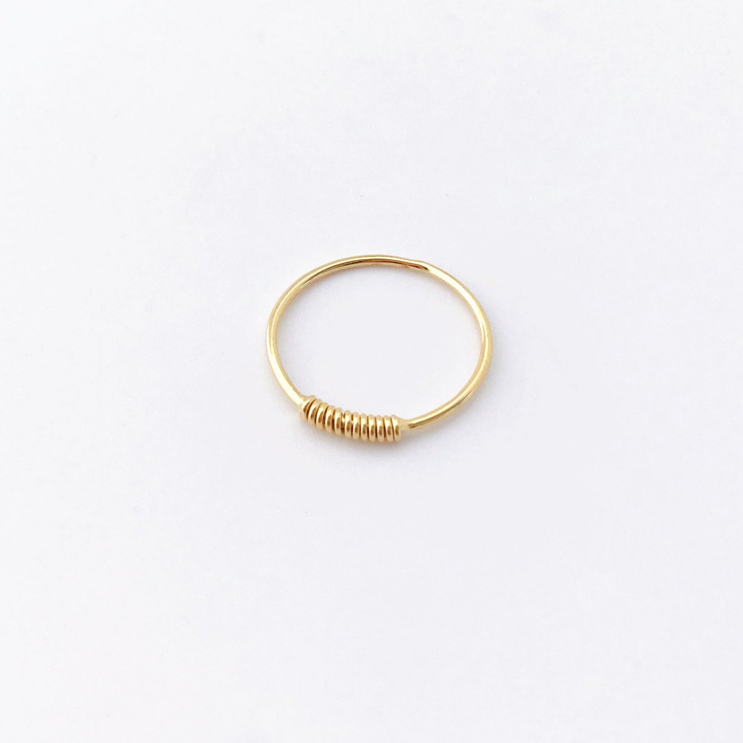 Bague fine en or