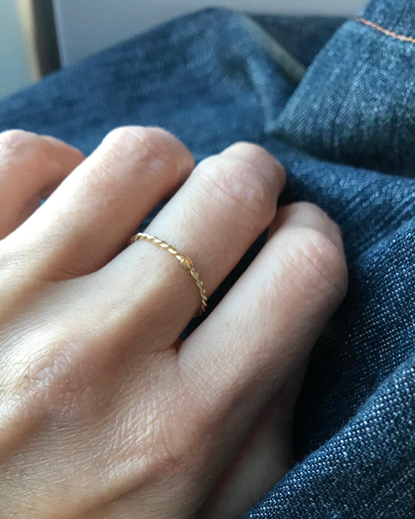 Bague Cube mini-or-Céline Flageul