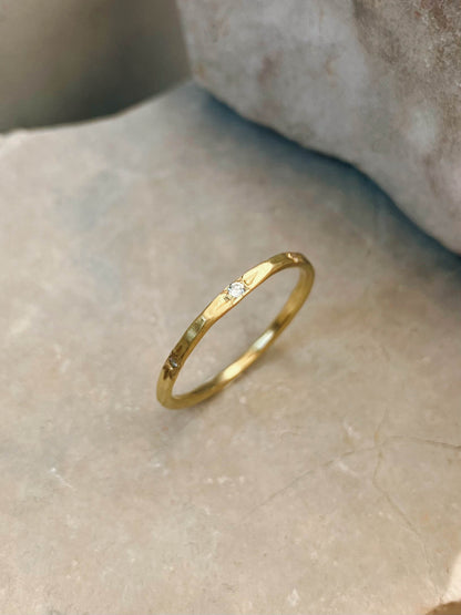 Anneau Asteria diamants