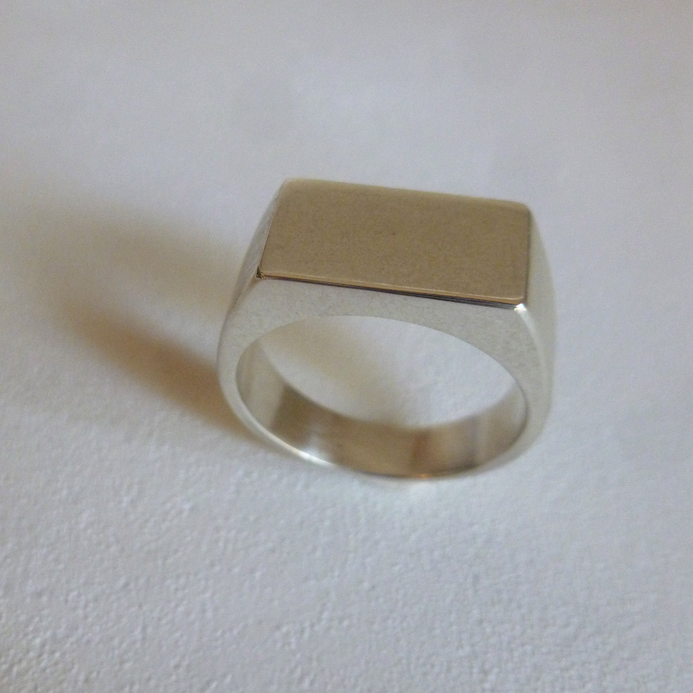 chevalière en argent pour homme